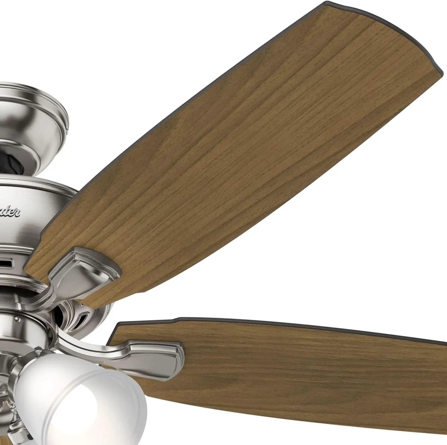 52 Inch Indoor Ceiling Fan With LED Lighting Brushed Nickel from PriceLows™