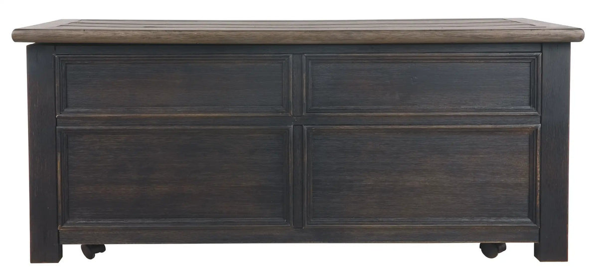 Tyler Creek Lift Top Cocktail Table | 46 x 26 x 19.5 in | Engineered Wood | Grayish Brown / Black