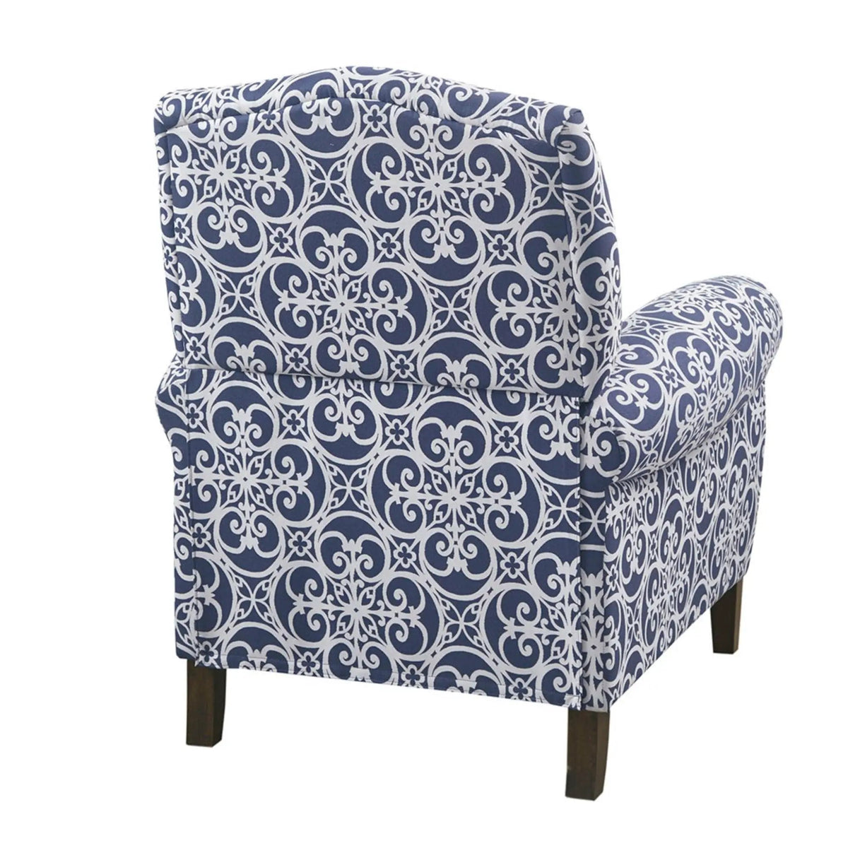 Kirby Transitional Push Back Recliner Chair | 300 Lb Capacity | High-Density Foam | No Tools Assembly
