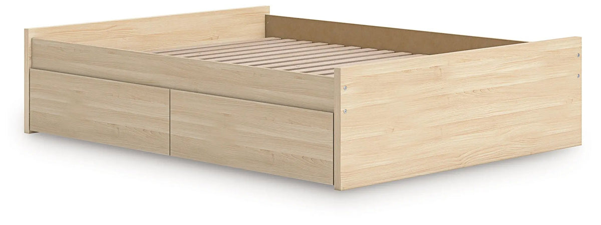 Platform Bed | Four Storage Drawers | Clean Minimal Design