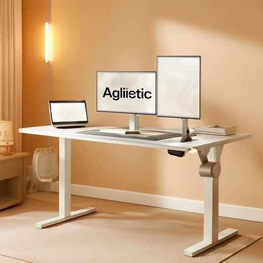 Electric Standing Desk | Height Adjustable | Footprint 48 By 24 Inches | One Size