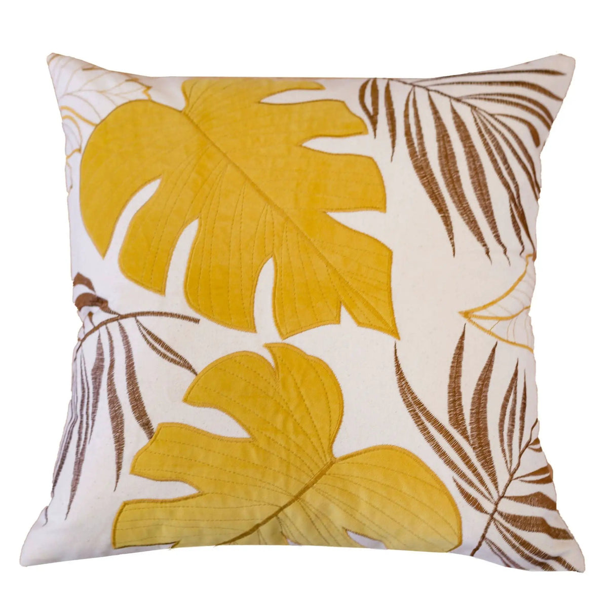 Autumn Leaf Accent Pillow | 20X20 Inches | Hidden Zipper | Optional Insert