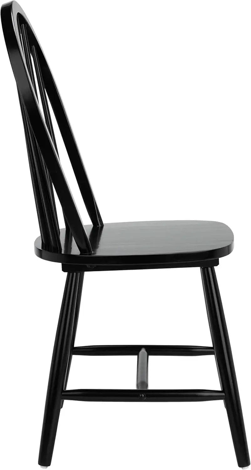 Home Camden 18 Inch Black Farmhouse Dining Chairs Set Of 2 from PriceLows™