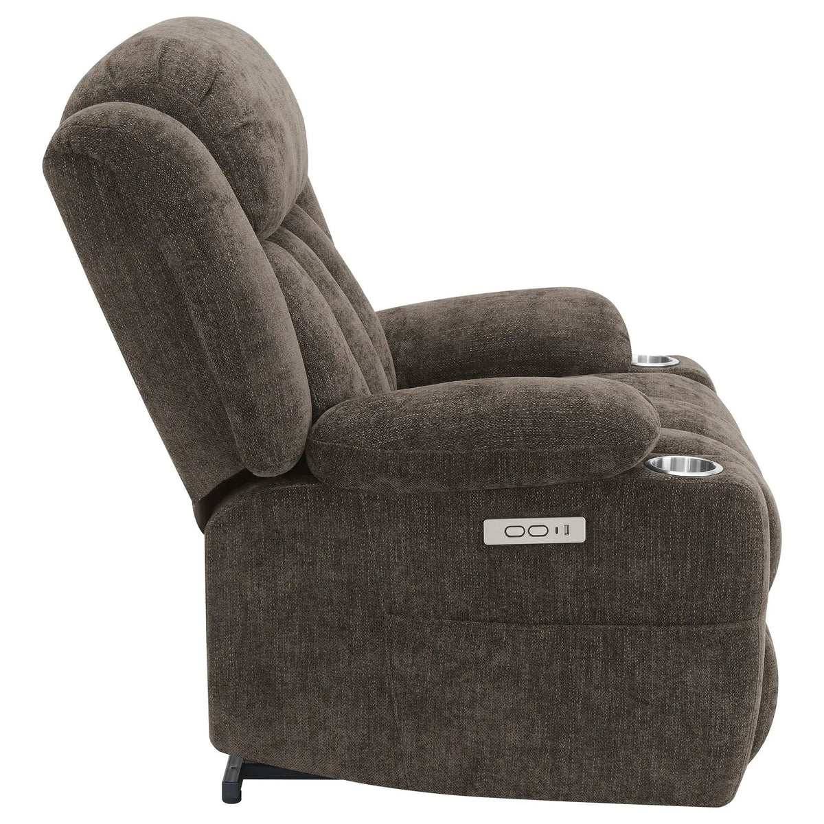 Beca Power Lift Recliner | Upholstered | Integrated Cupholders | USB Charging Port