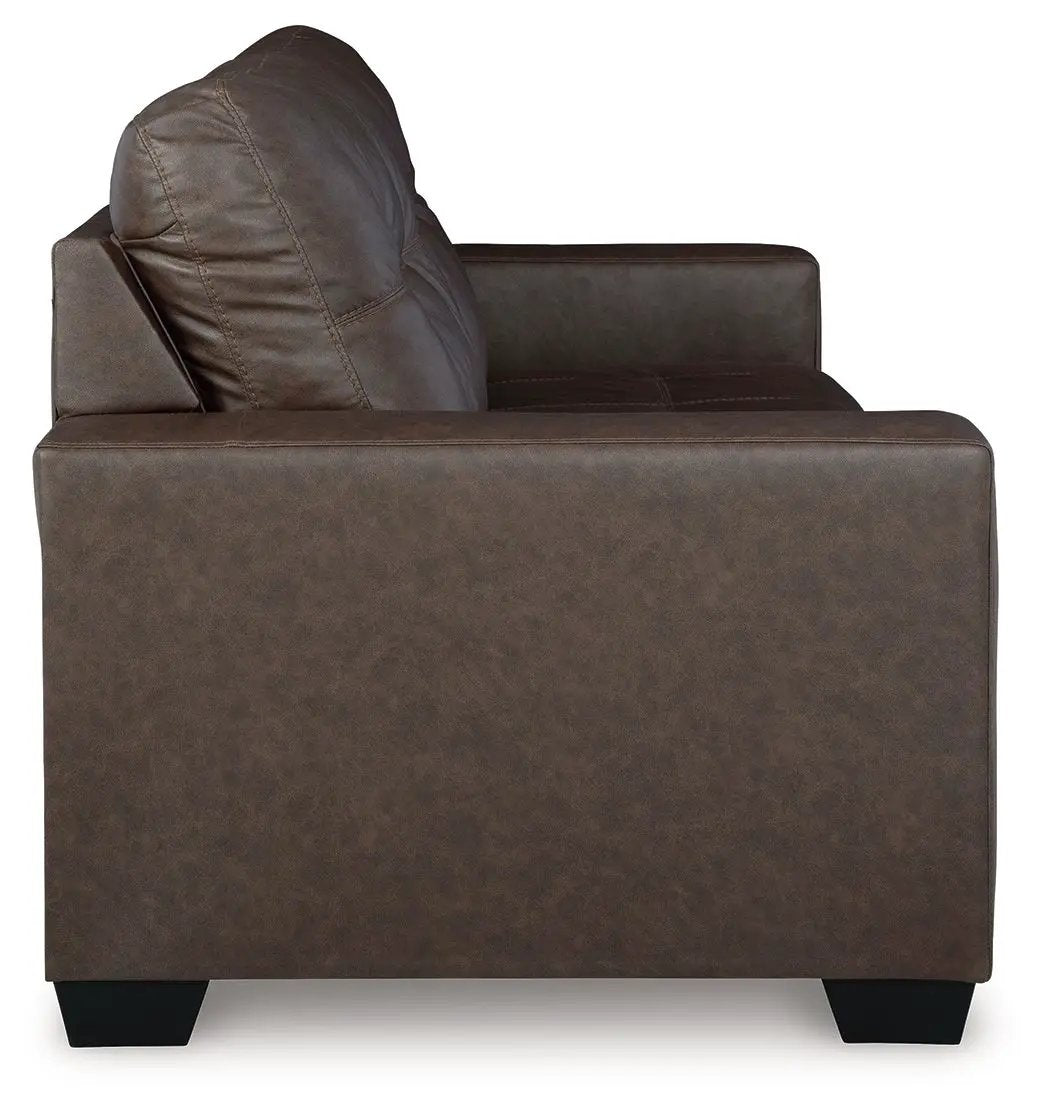 Barlin Mills Living Room Set | Sofa And Loveseat | Faux Leather | Versatile Style