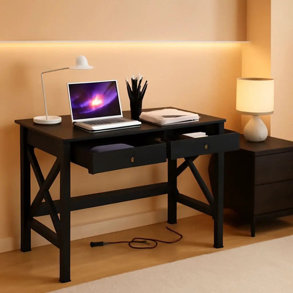 39 Inch Computer Desk With USB Ports For Home Office from PriceLows™