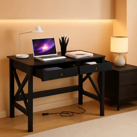 39 Inch Computer Desk With USB Ports For Home Office from PriceLows™