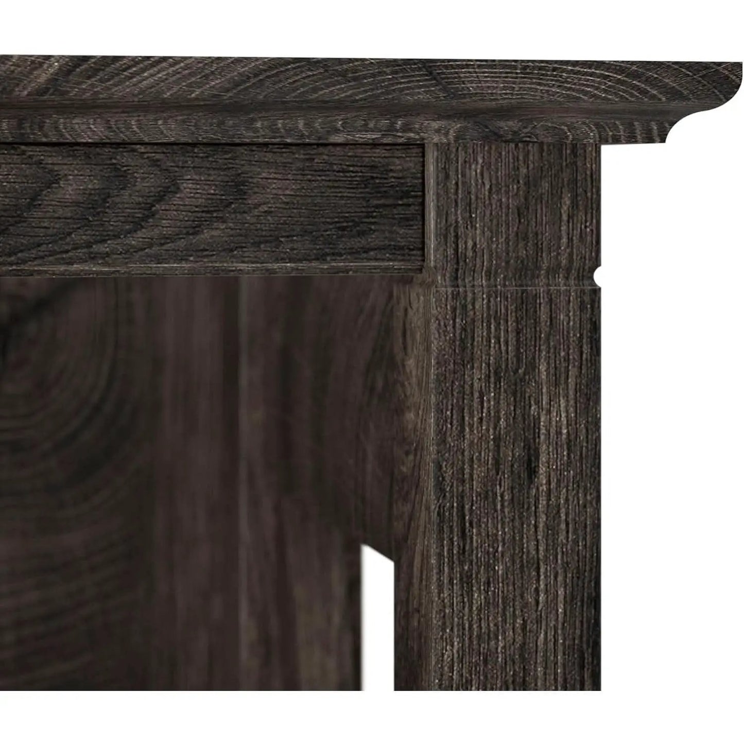 Bush Furniture Tall 5 Shelf Bookcase Dark Gray Hickory from PriceLows™