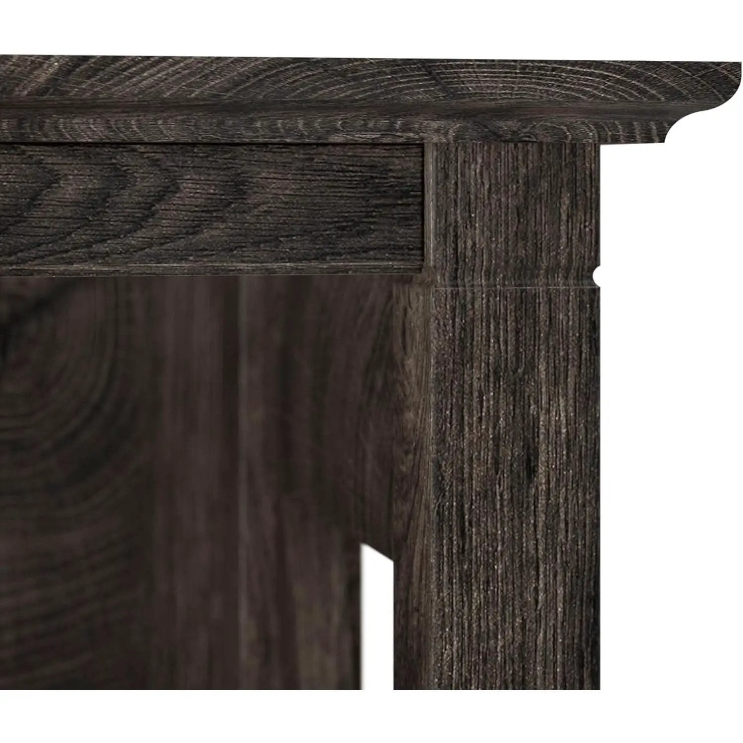 Bush Furniture Tall 5 Shelf Bookcase Dark Gray Hickory from PriceLows™