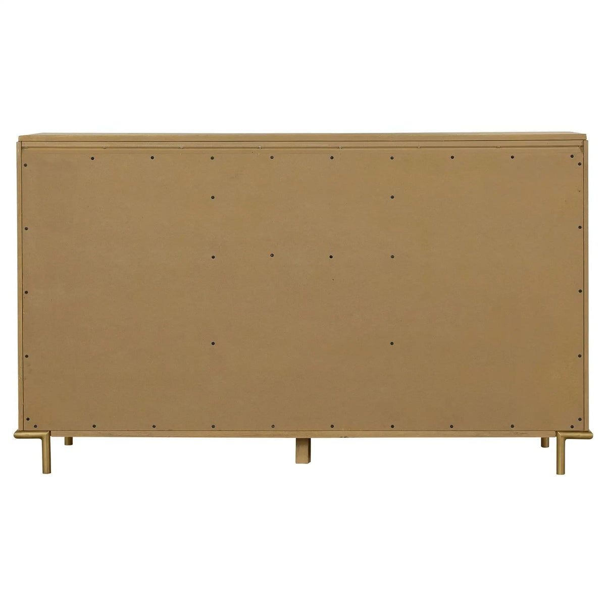 Arini 8-drawer Dresser Sand Wash | 63 x 18 x 37.25 in | Metal & Veneer | Bedroom