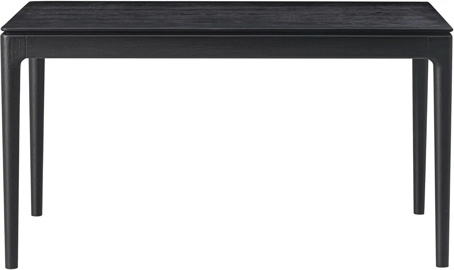 Mingle 55 Inch Modern Rectangular Dinner Table Burnt Black from PriceLows™