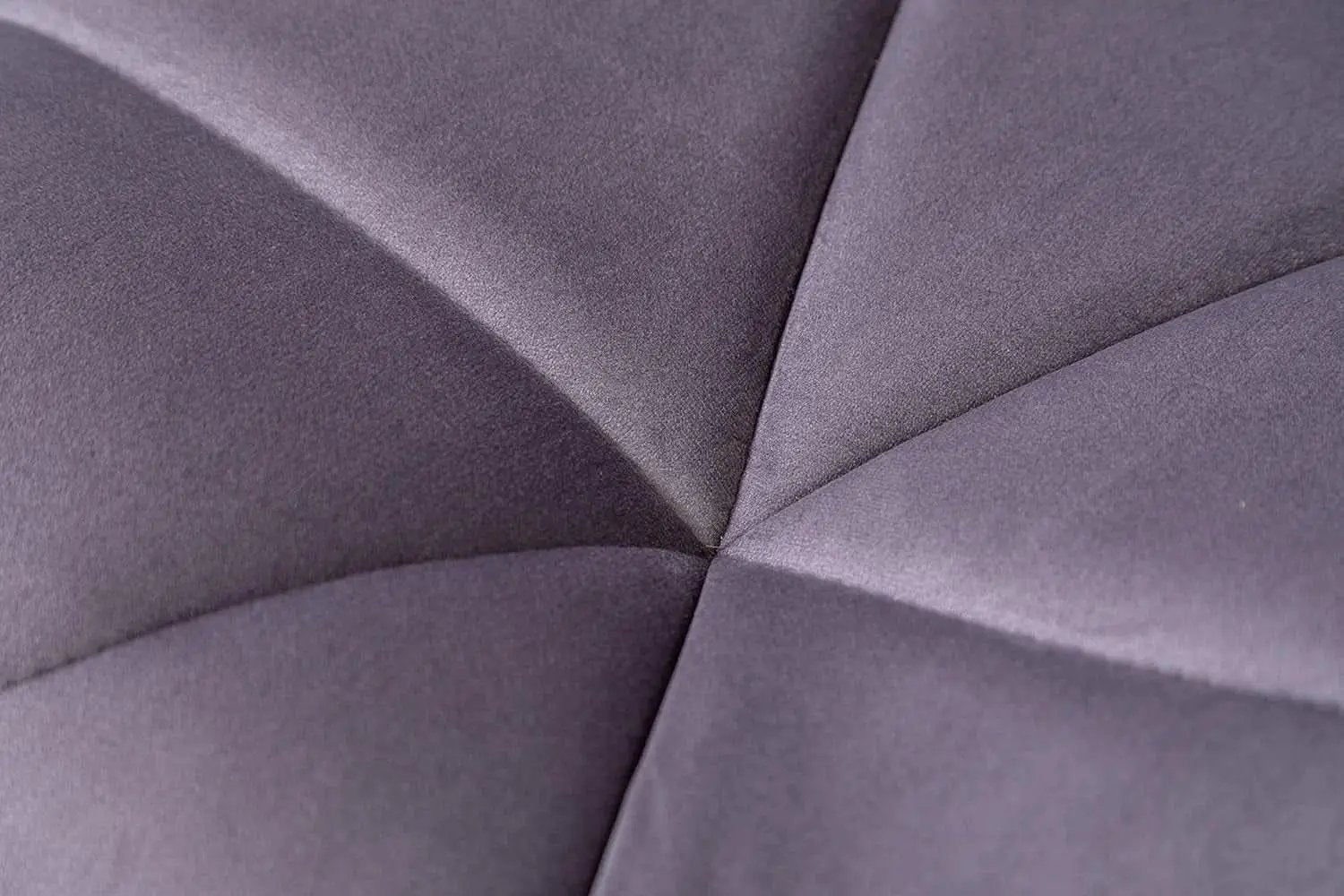 Breni Velvet Diamond Tufted Swivel Adjustable Height Bar Stool Set Of 2 Gray from PriceLows™