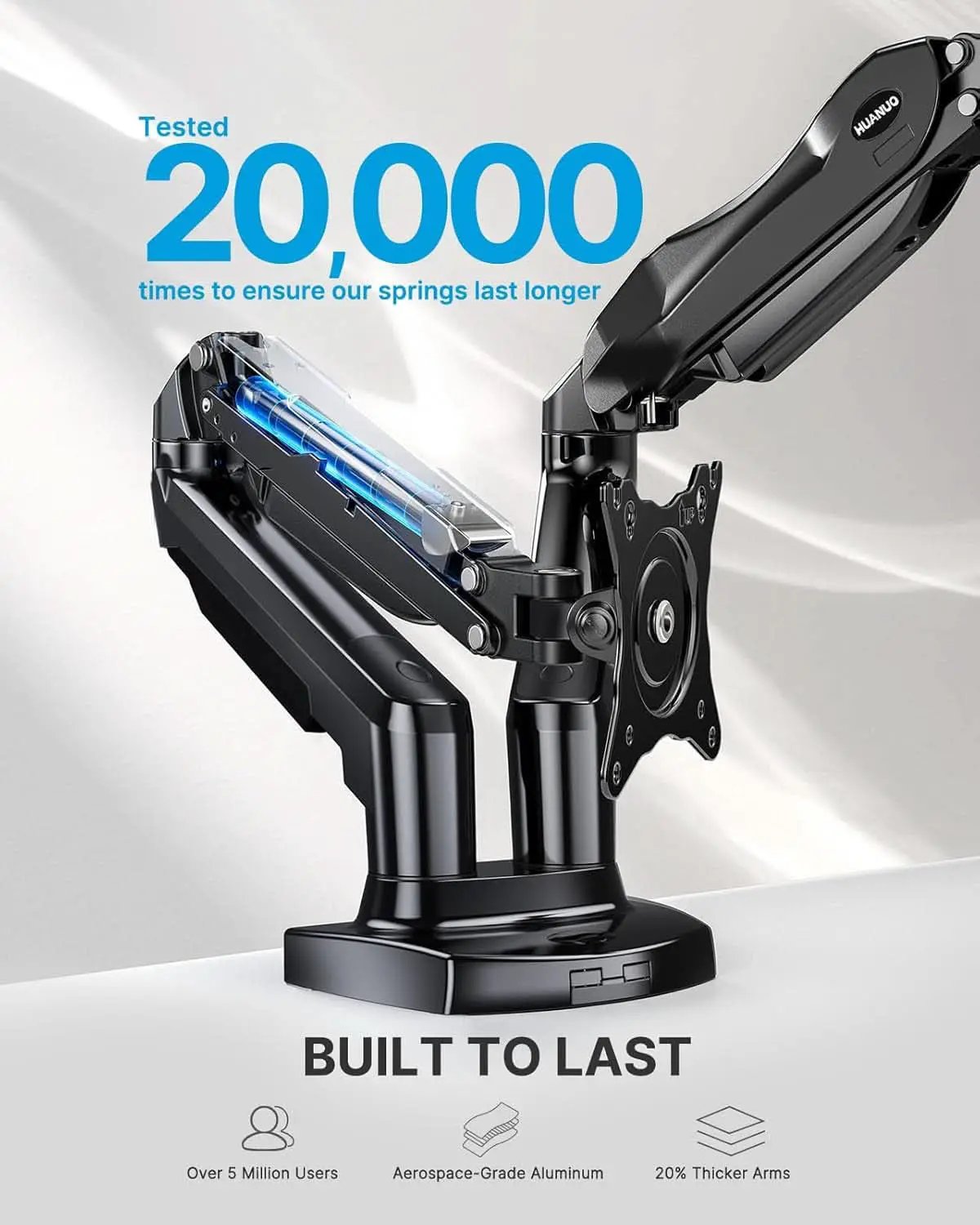 Dual Monitor Stand With 13 To 32 Inch VESA Desk Mount from PriceLows™