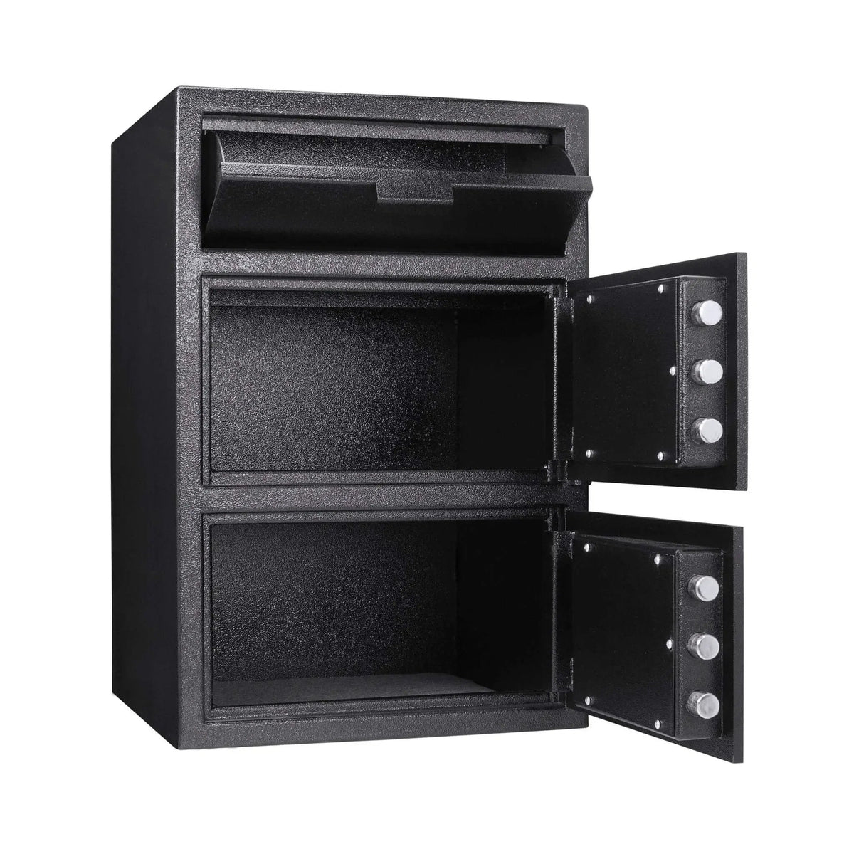 Dual Compartment Depository Safe | Barska 1.60 CF Capacity | Digital Keypad | Top Hopper