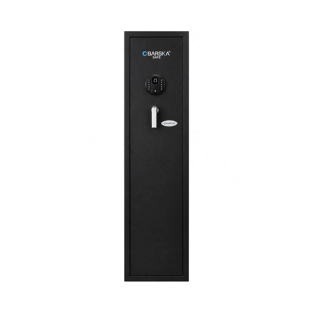 Biometric Rifle Gun Safe | Barska 4.33 CF Capacity | Fingerprint And Digital Keypad Access | Heavy-Duty Steel