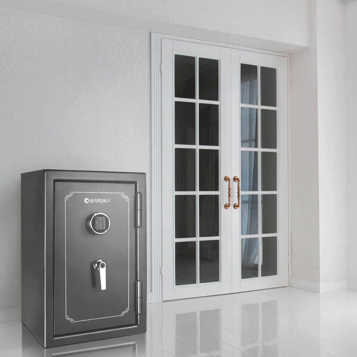 Fireproof Steel Safe Vault | Barska 4.39 CF Capacity | Digital Keypad | Pry-Resistant Door