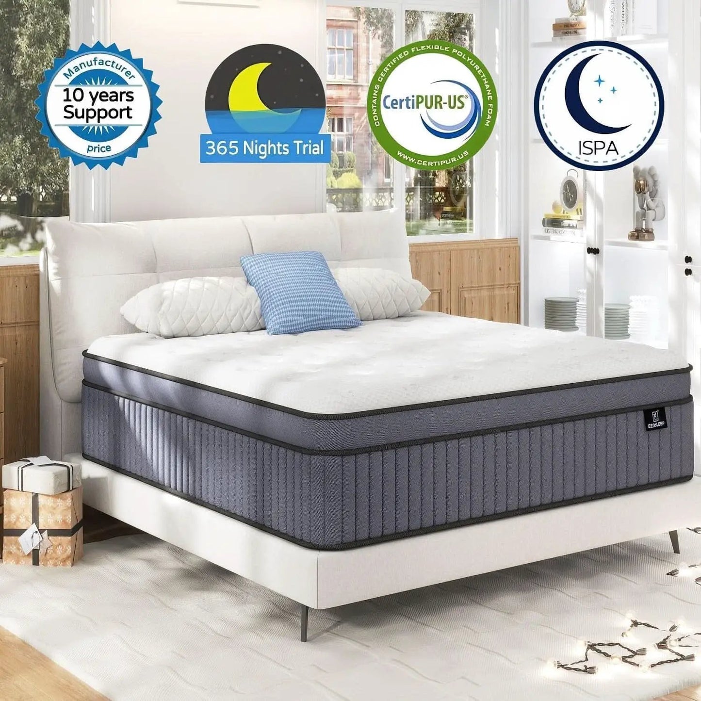 12 Inch Hybrid Memory Foam Pocket Spring Support Mattress from PriceLows™