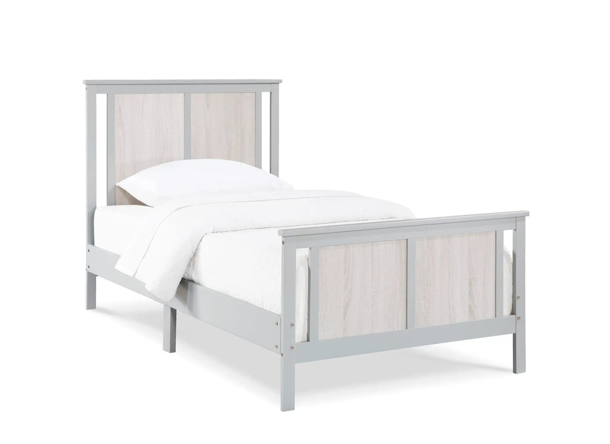 Connelly Twin Panel Bed | Split Panel Headboard | Reversible Back Panel | Traditional Heritage Design