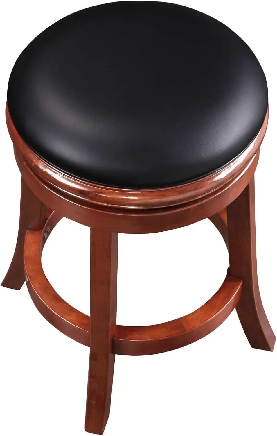 Backless Counter Height Bar Stool 24 Inch Cherry Color from PriceLows™