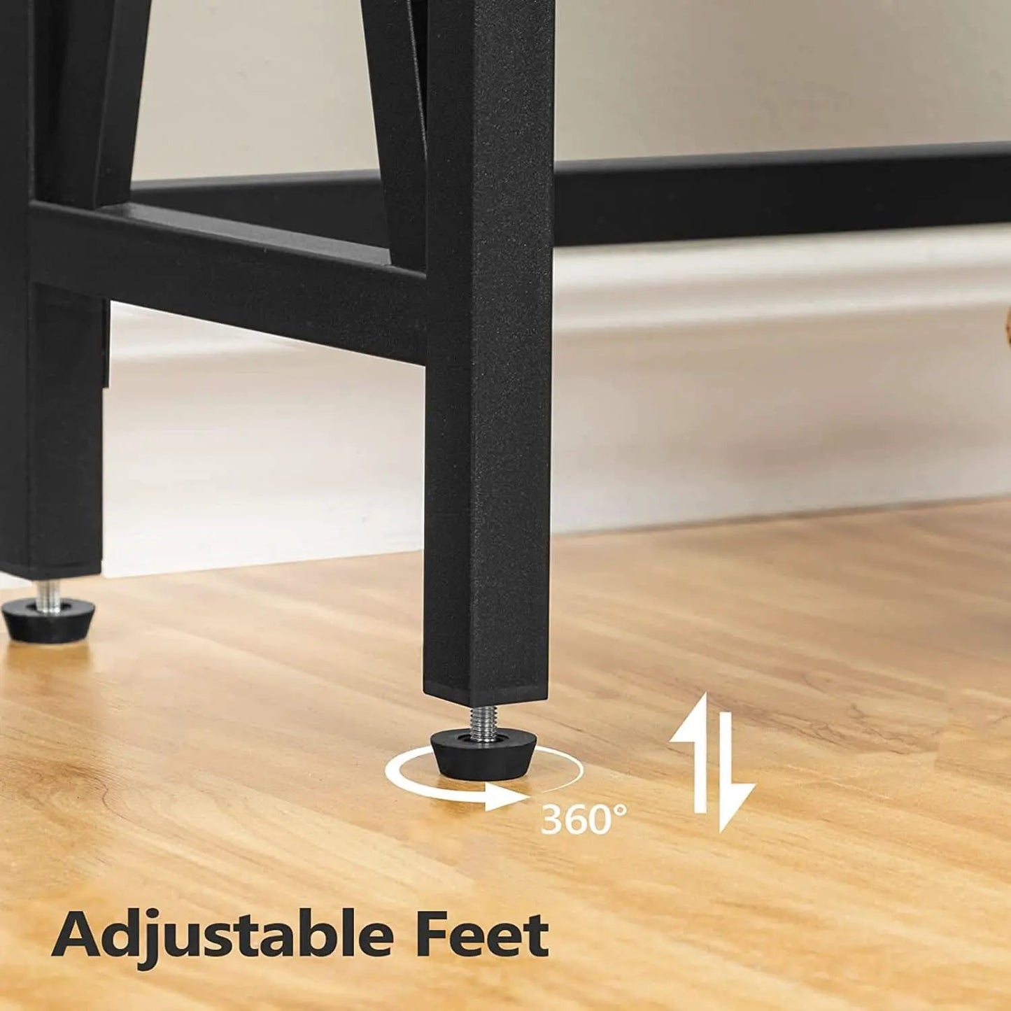 Rustic Brown Sofa Table With Power Outlet And USB Ports from PriceLows™