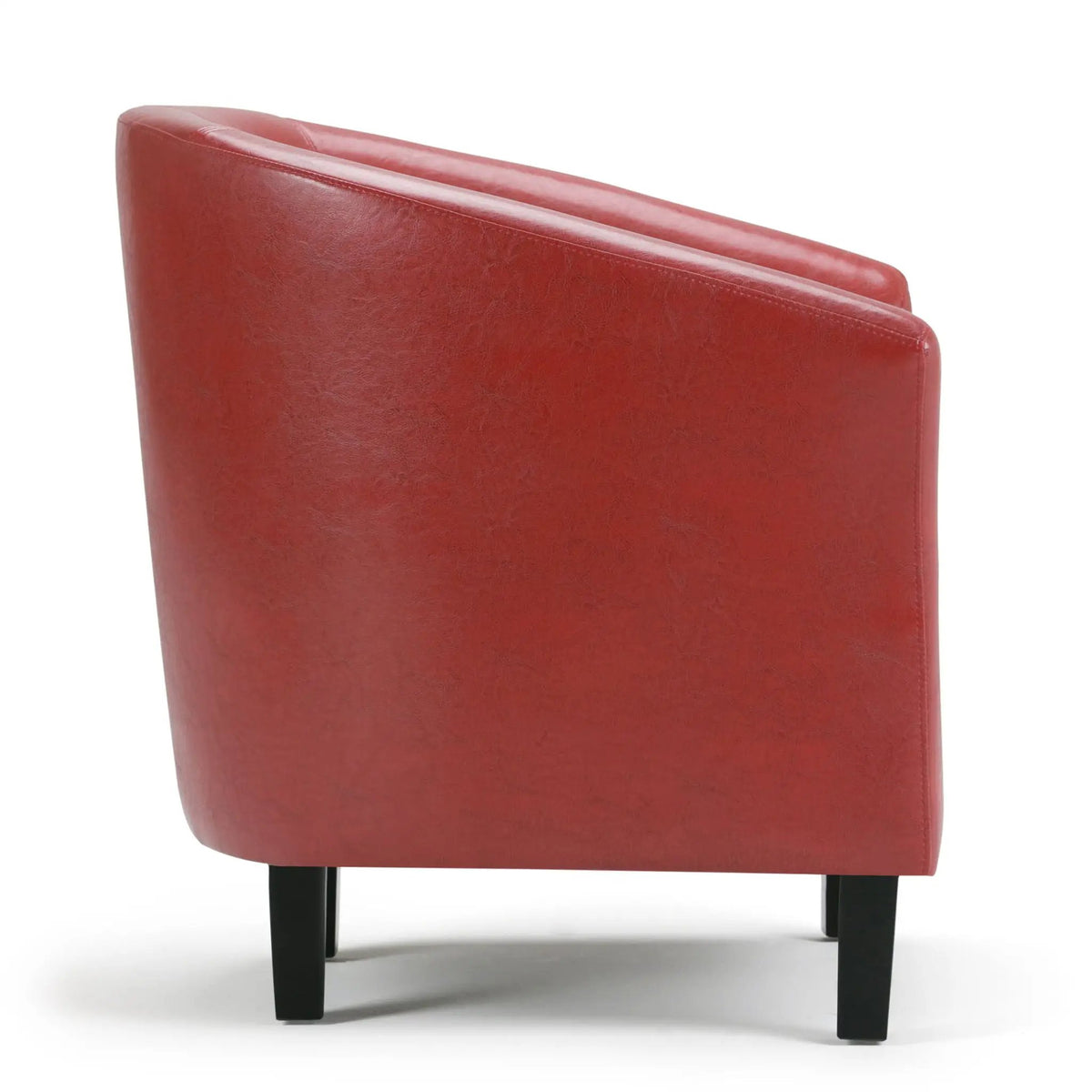 Austin Transitional Tub Chair | Curved Back | Top Stitching Detail | Kiln-Dried Wood Frame