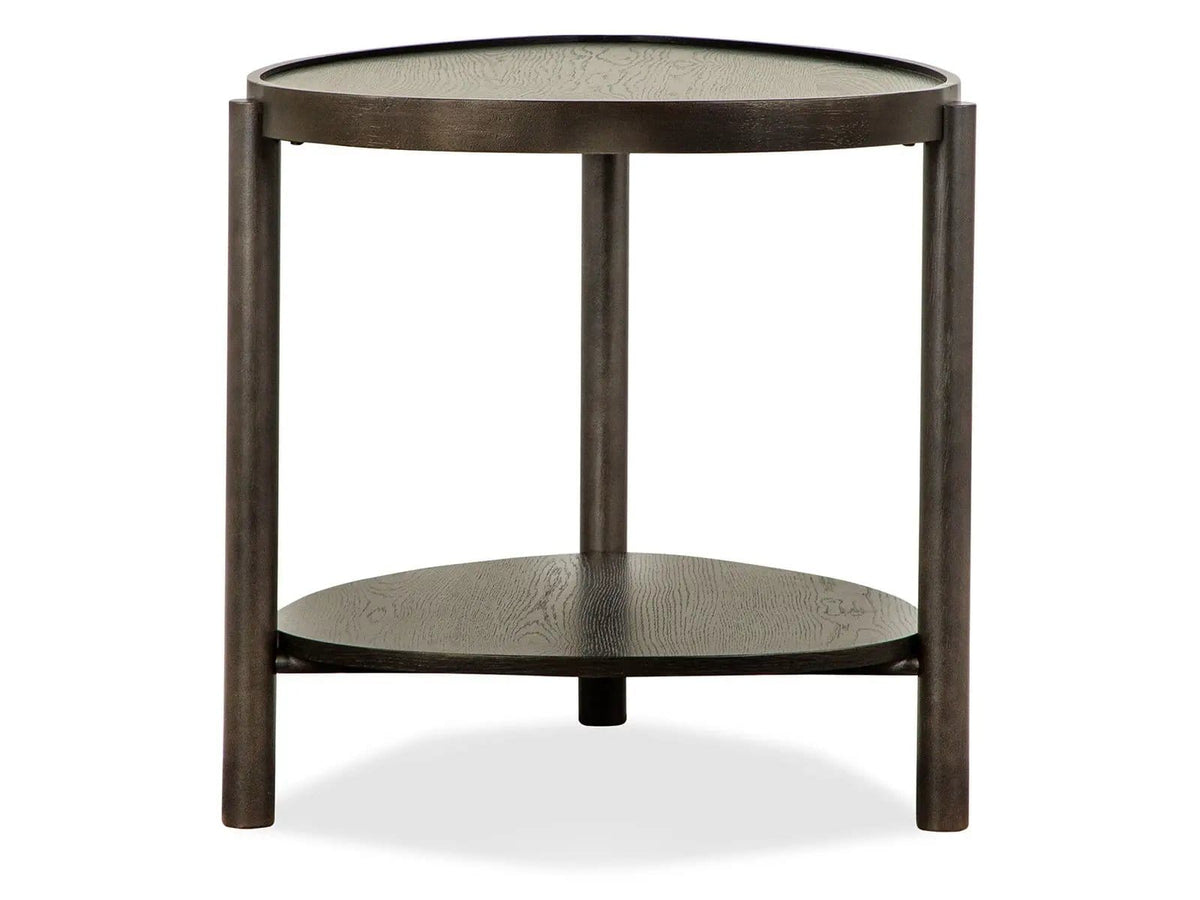 Hadleigh Shaped Accent End Table | 2 Pieces | Wood | Living Room