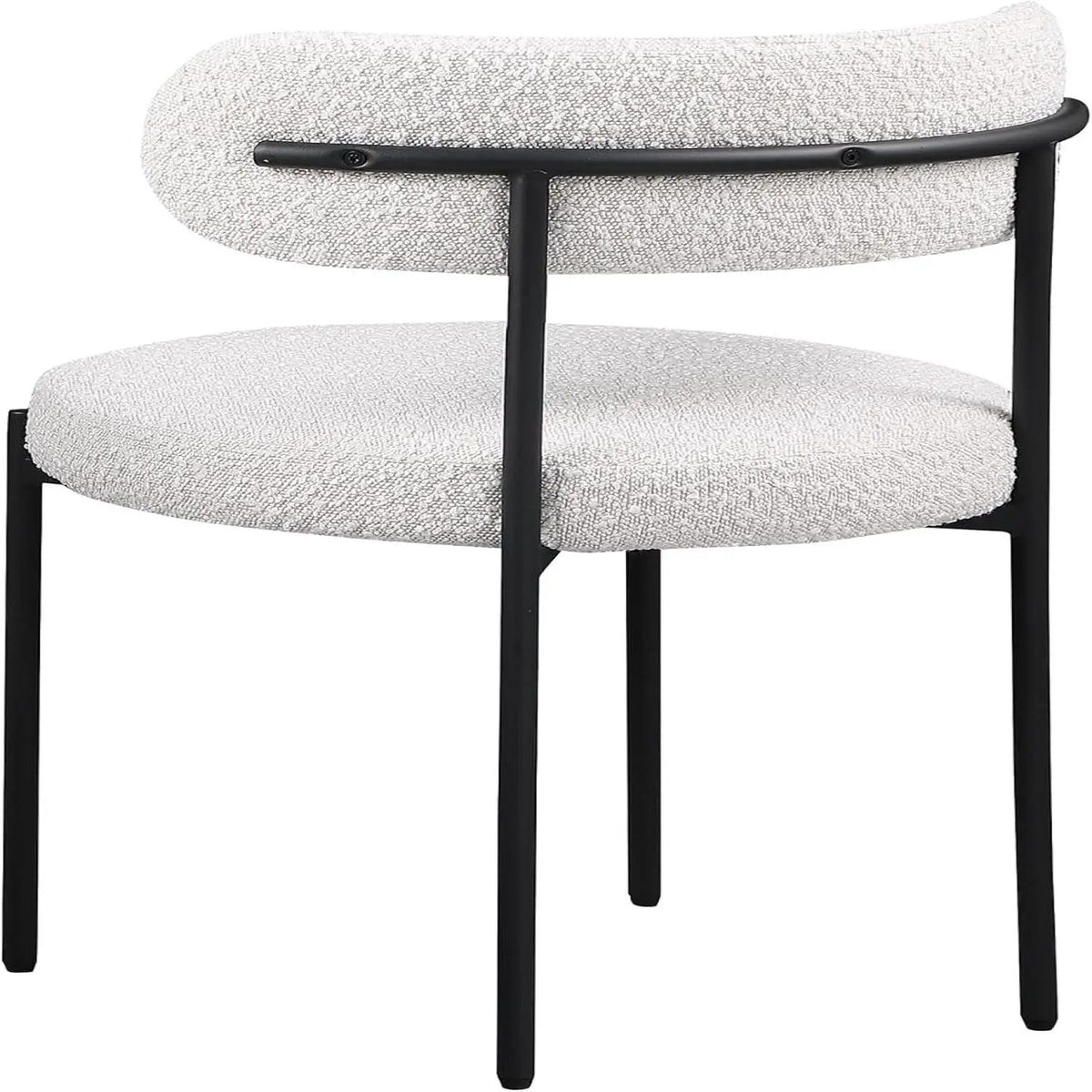 Upholstered Kitchen Chairs | Fabric Upholstery | Metal Legs | Set Of 2