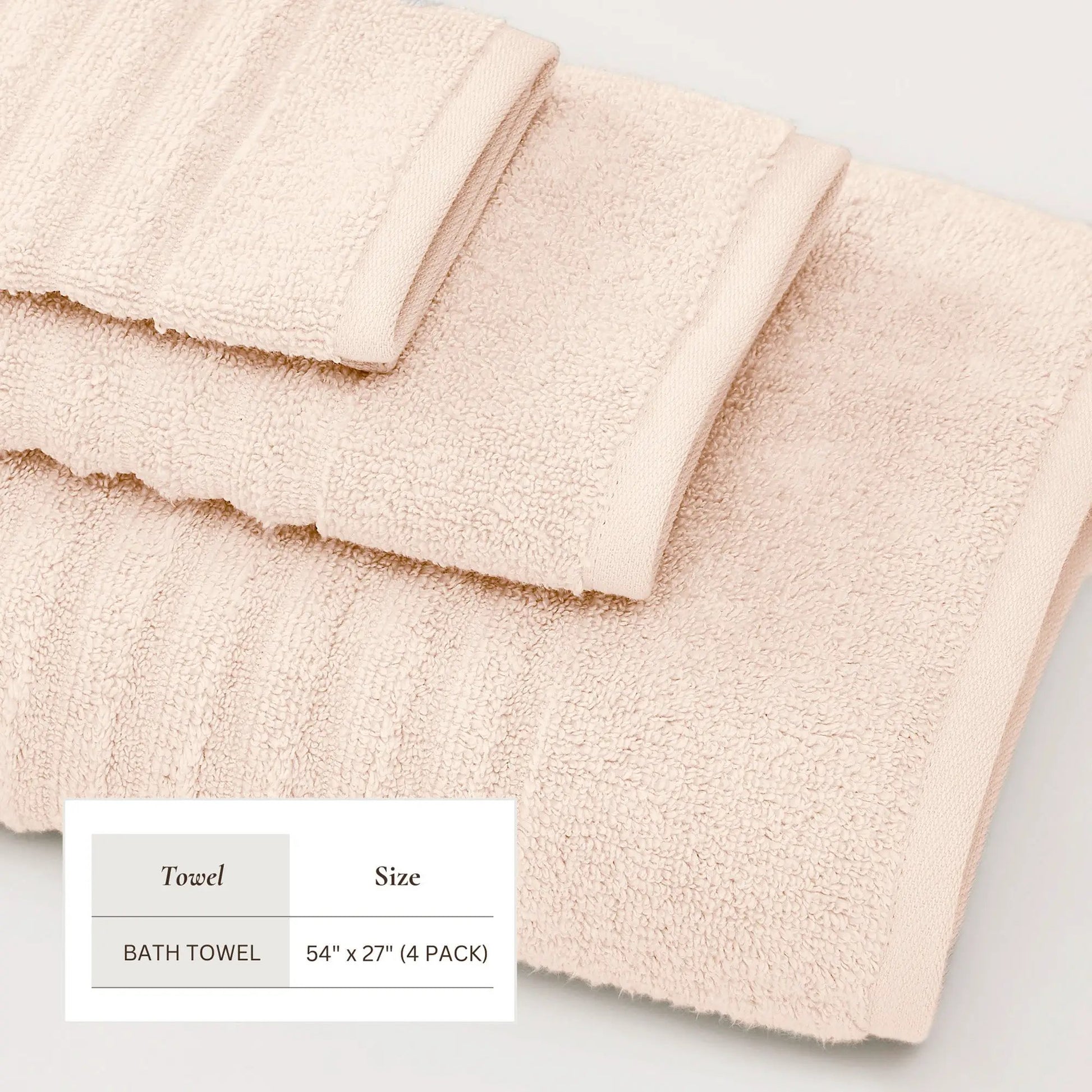 Luxury Combed Cotton Bath Towel Set - Karina Collection from PriceLows™