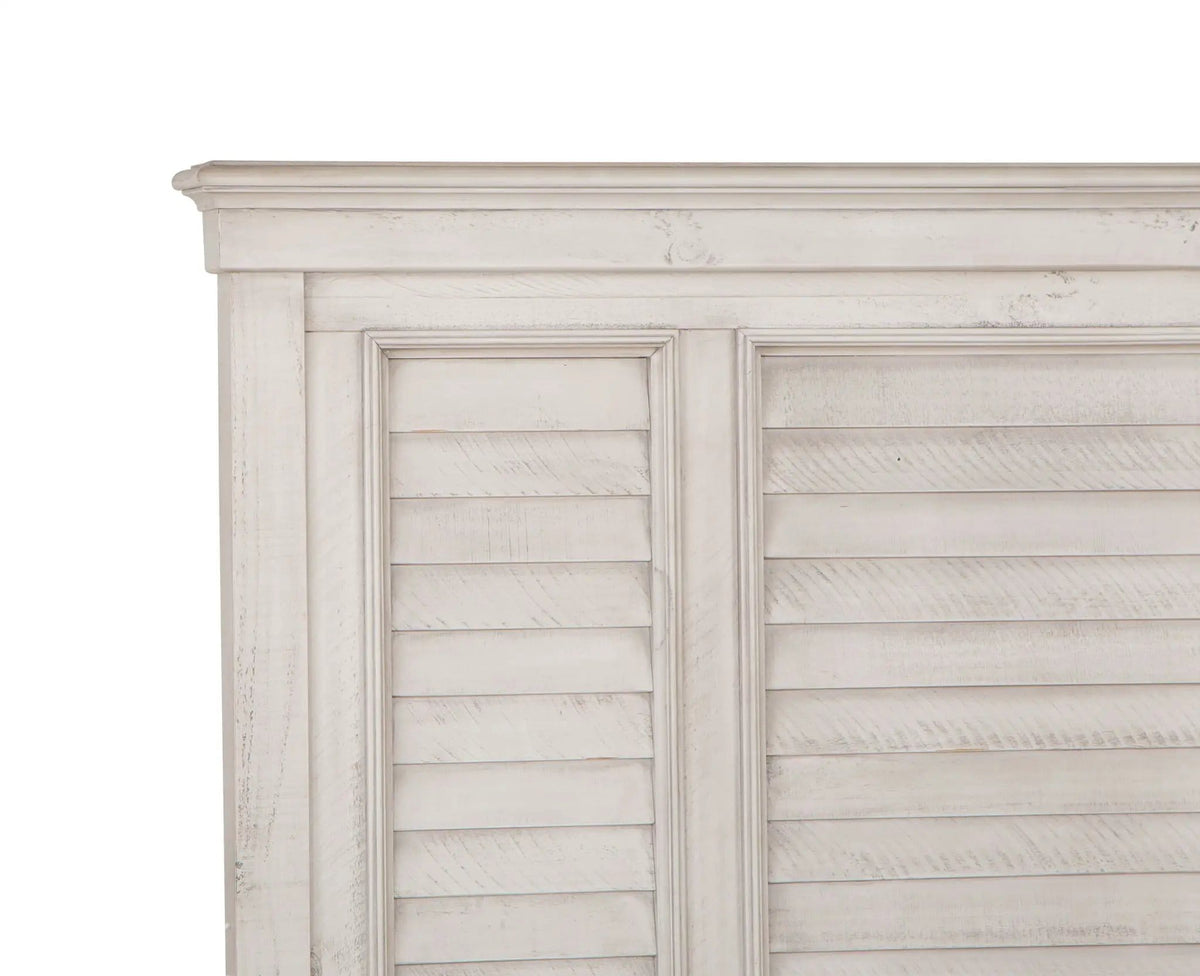 Newport Shutter Panel Bed | 3 Pieces | Wood | Bedroom