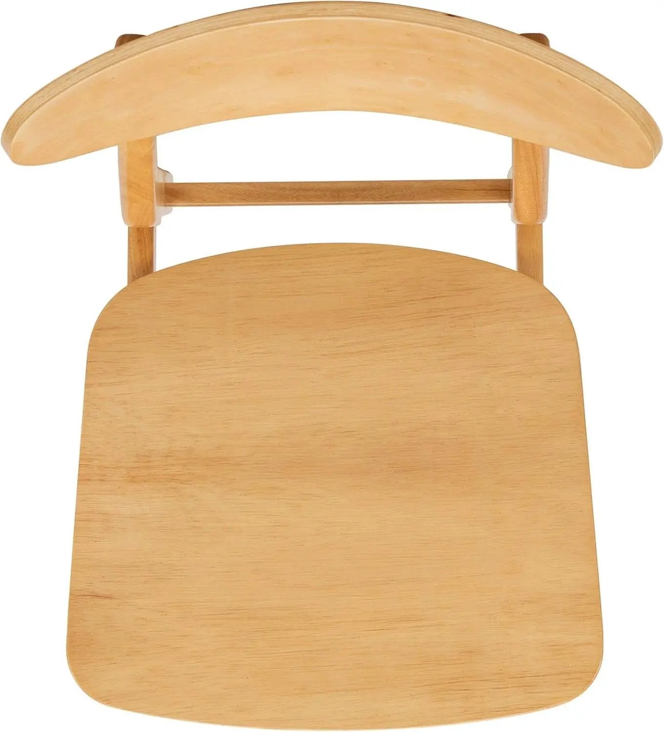 Dining Chairs Set Natural Wood Mid Century Retro 2 Chairs from PriceLows™