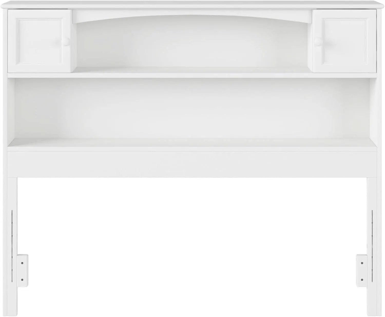 Newport Full Size Bookcase Headboard With Charger White from PriceLows™