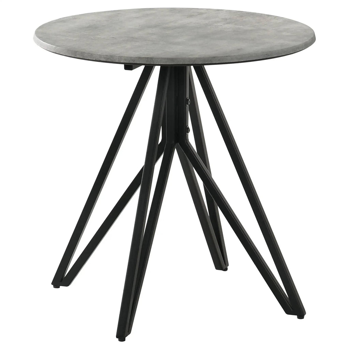 Hadi 3-piece Round SmartTop Coffee and End Table Set Cement | 3-Piece Set | Metal | Dining Room