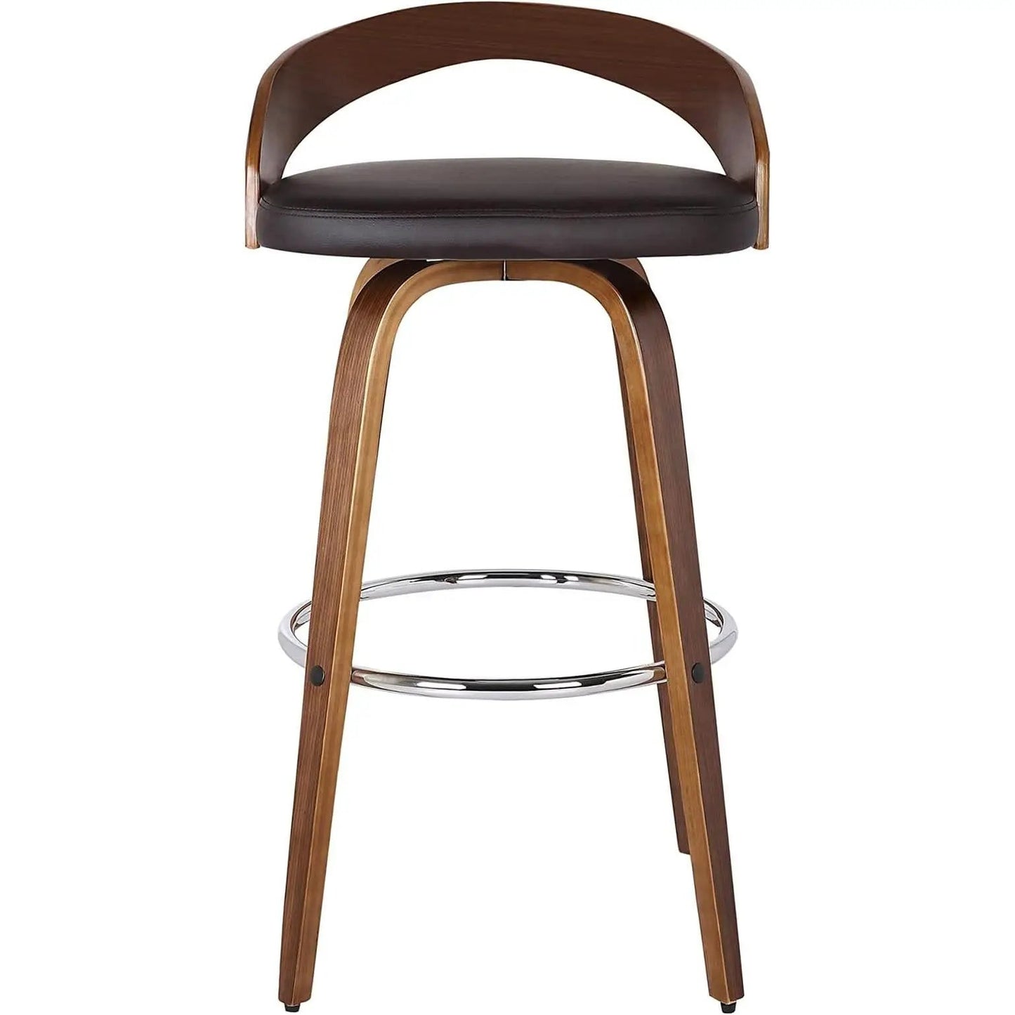 Sonia 26 Inch Counter Height Bar Stool Walnut Brown from PriceLows™