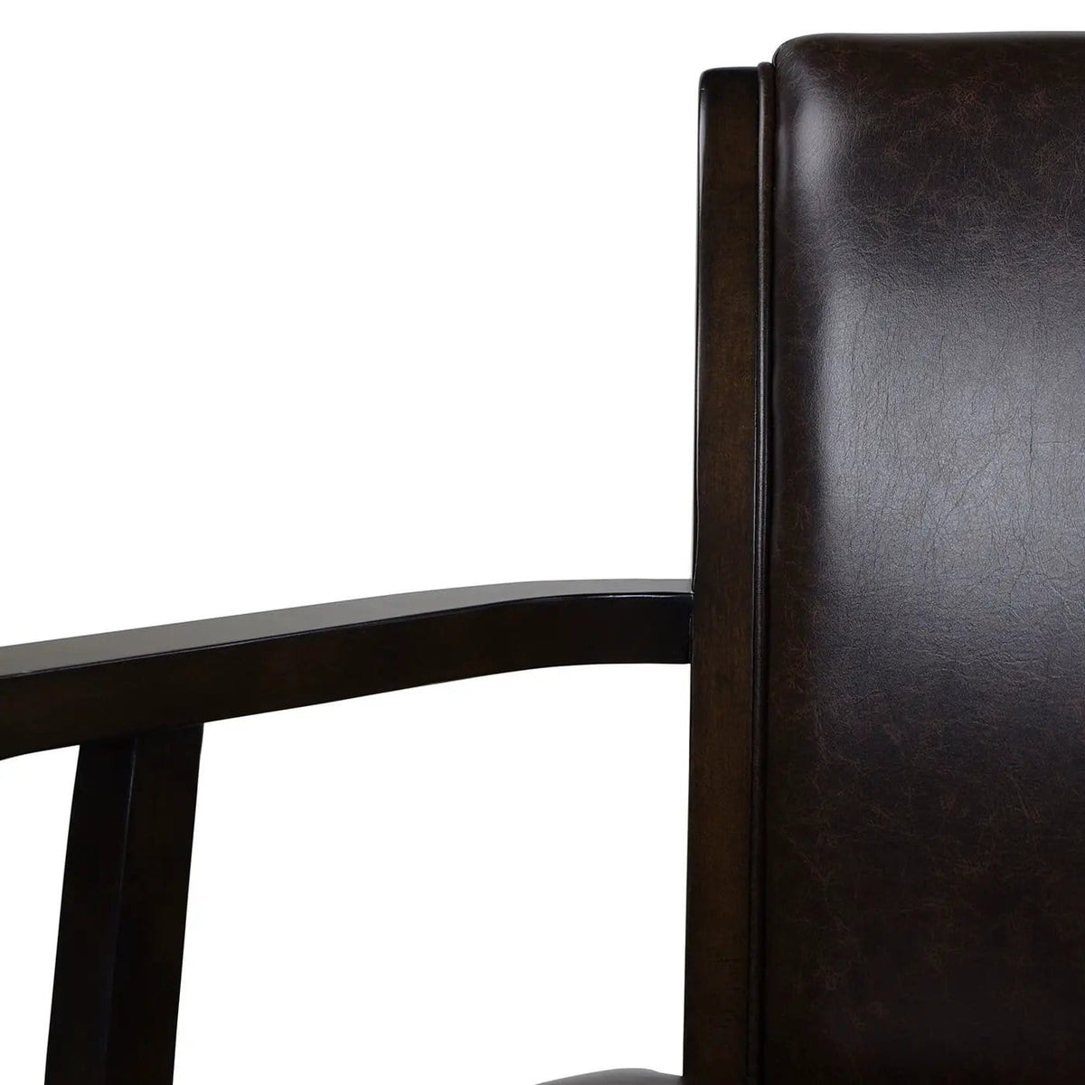 Williams Swivel Bar Stool With Armrests Bar Height (28"-30") | 4 Pieces | Wood & Brass | Dining Room