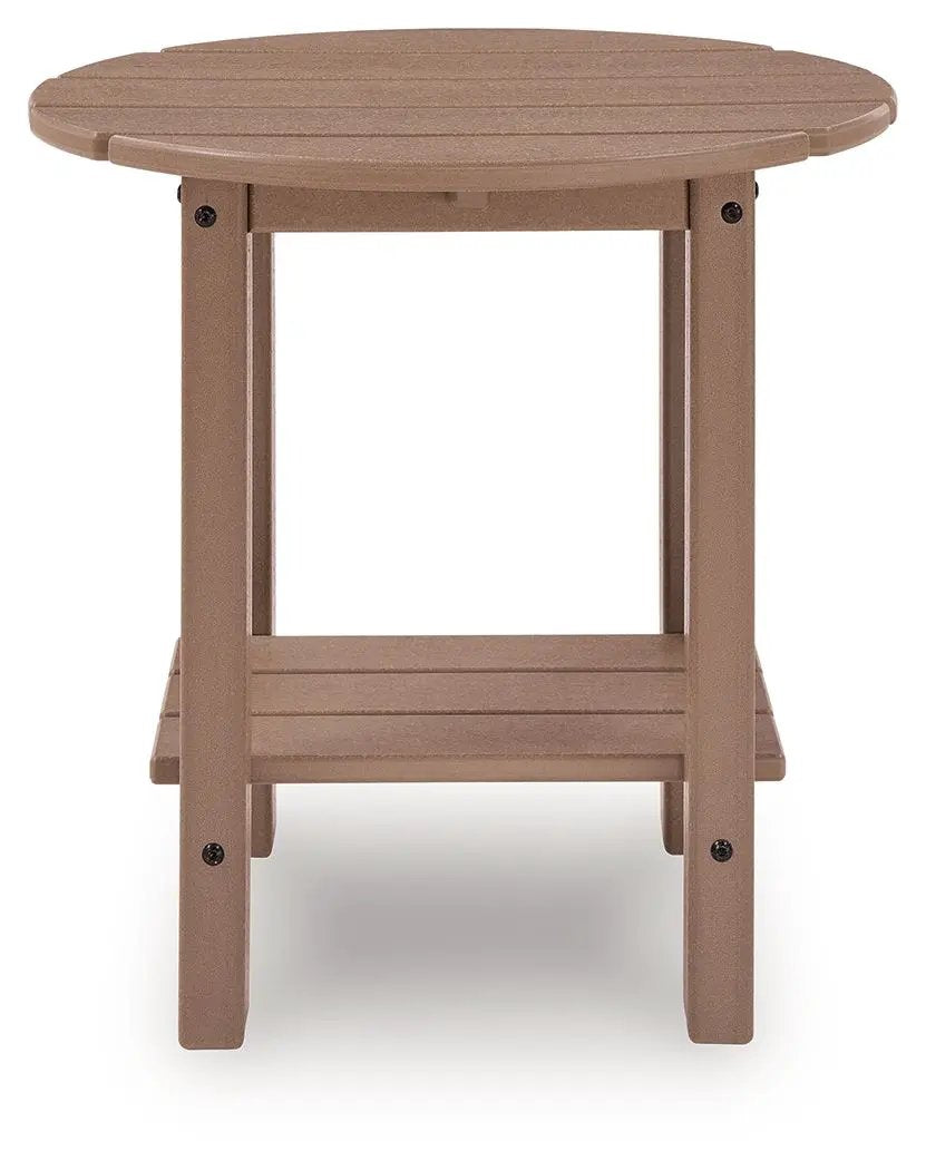 Grover Beach Oval Outdoor Table | Natural Neutral Style | 48 Inch Width | Patio Coffee Table