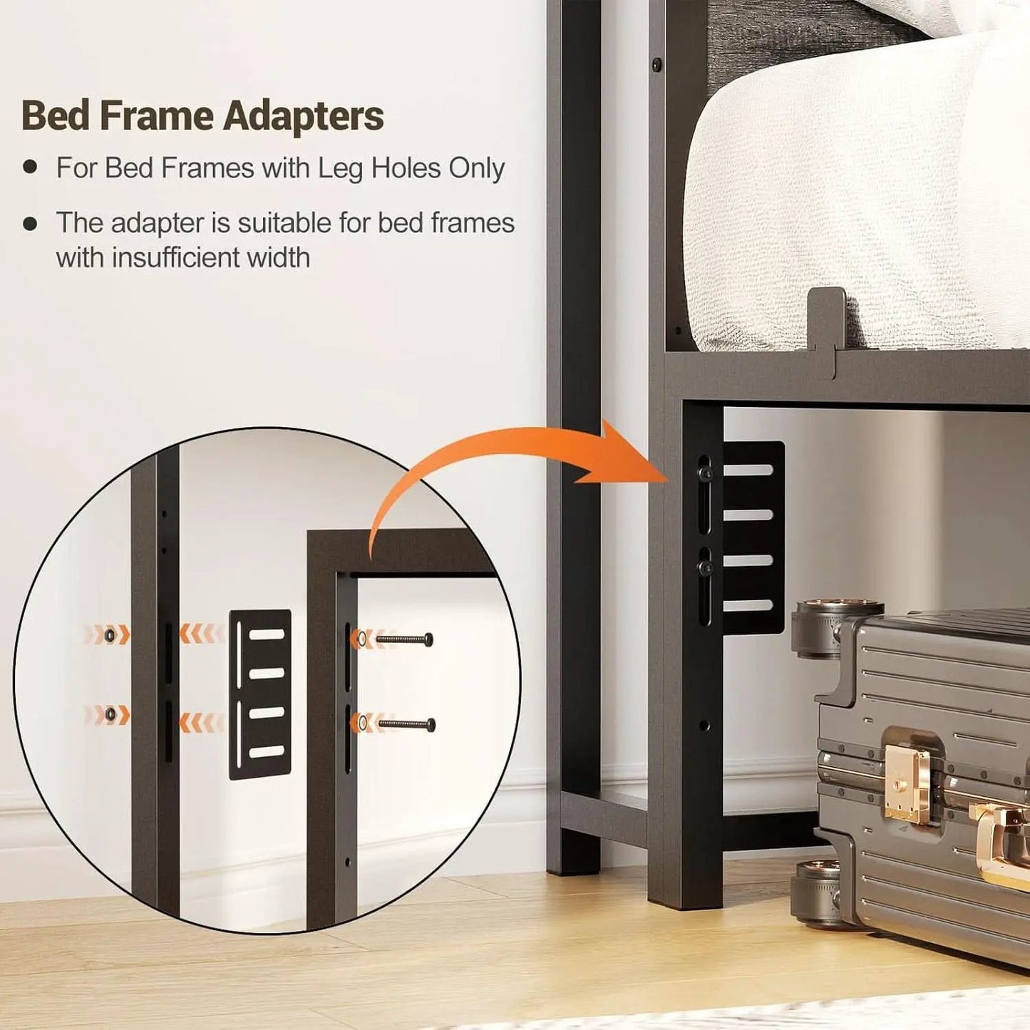 Queen Size Headboard With Storage Shelf And USB Ports from PriceLows™