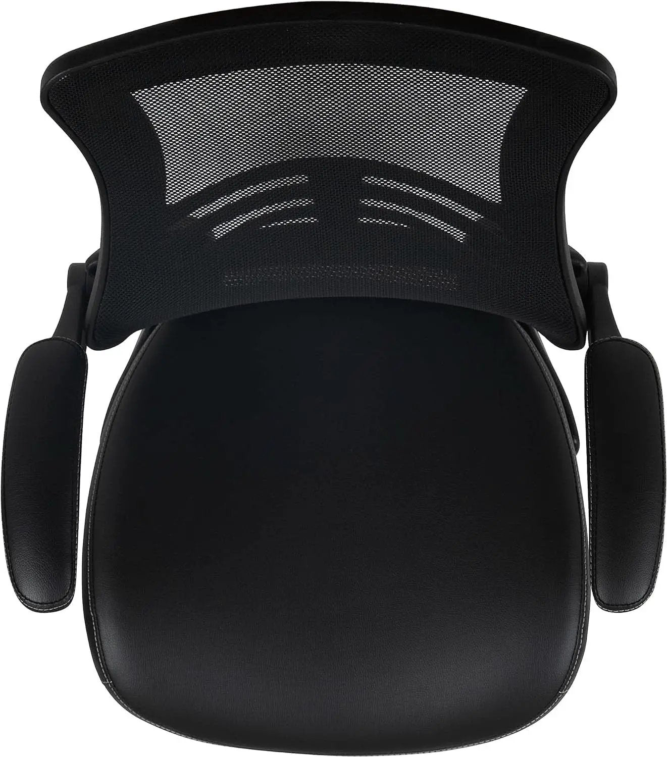Kelista Mid Back Swivel Ergonomic Office Chair Black from PriceLows™