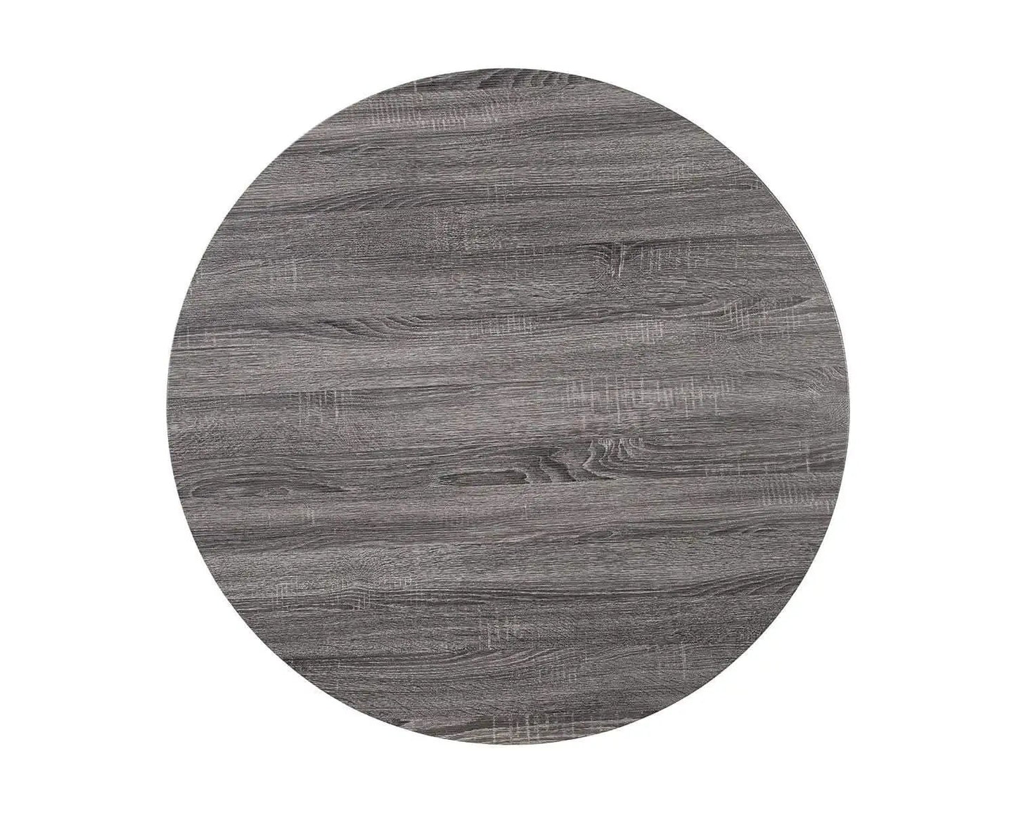 Centiar Mid Century Round Dining Table Gray Metal Legs from PriceLows™