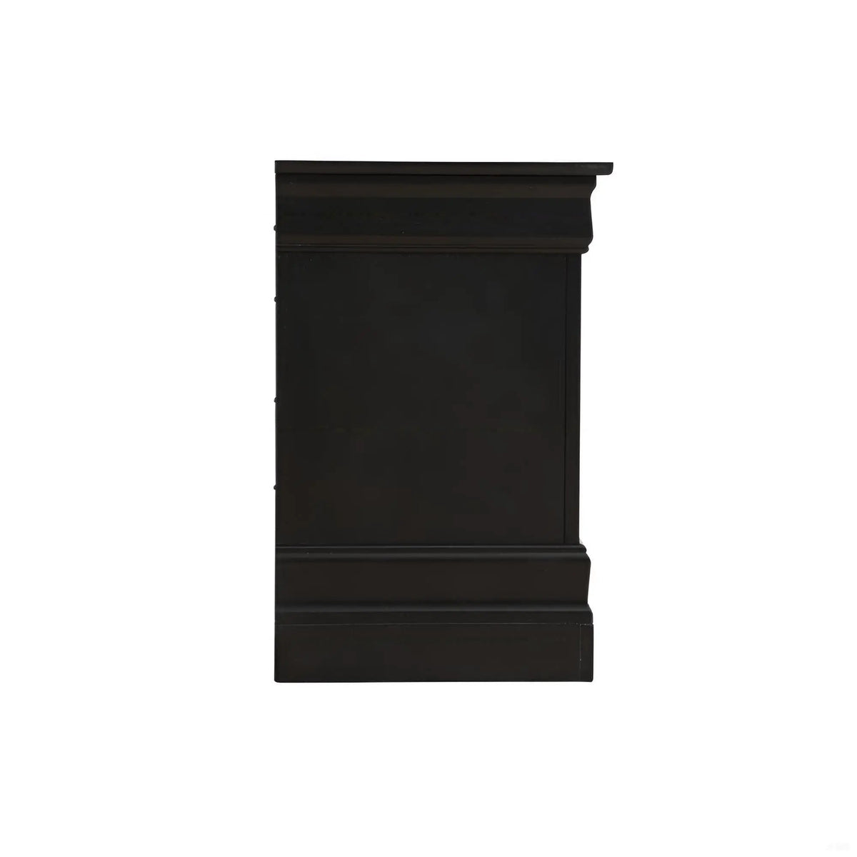 Traditional Bedroom Nightstand | Carved Bases | English Dovetailed Drawers | Metal Center Guides
