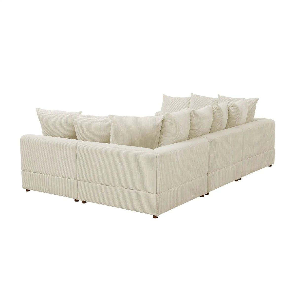 Haven 6 Piece Modular Sectional | 6-Piece Set | Engineered Wood & Fabric | Living Room