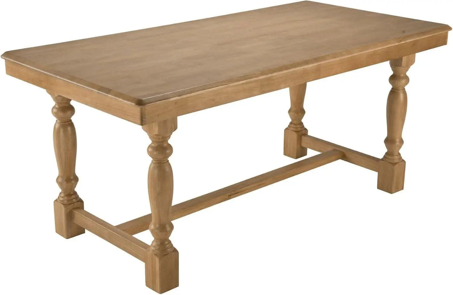67 Inch Squire Trestle Farmhouse Dining Table Light Brown from PriceLows™