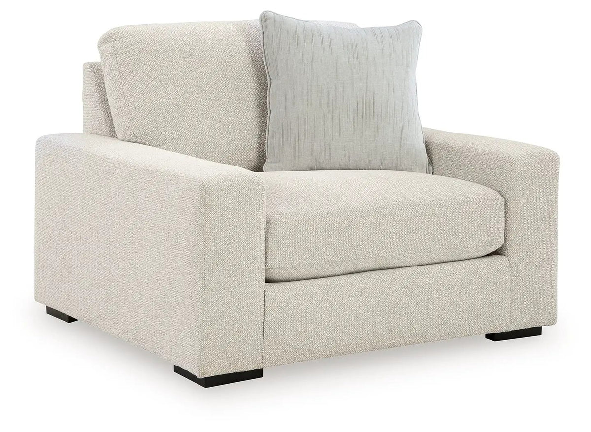 Chair And A Half | Boucle Upholstery | Transitional Design | Linen