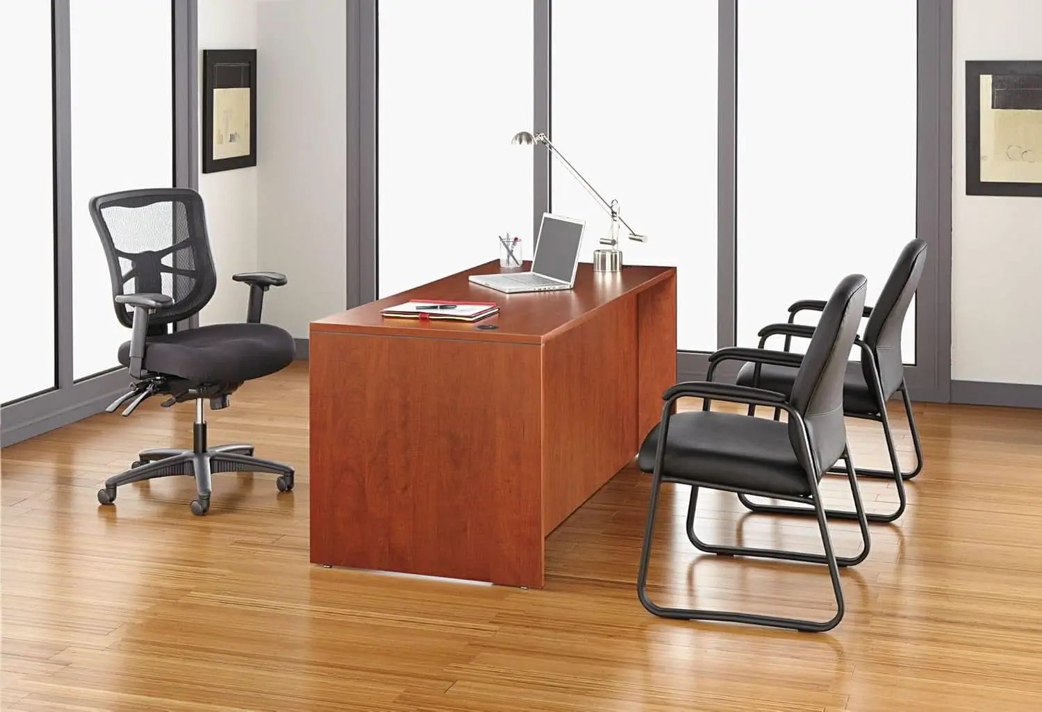 Elusion High Back Mesh Office Chair Black Adjustable Tilt from PriceLows™