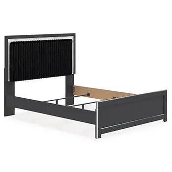 Zuraleus Upholstered Panel Headboard | 4 Pieces | Home Furniture | Home