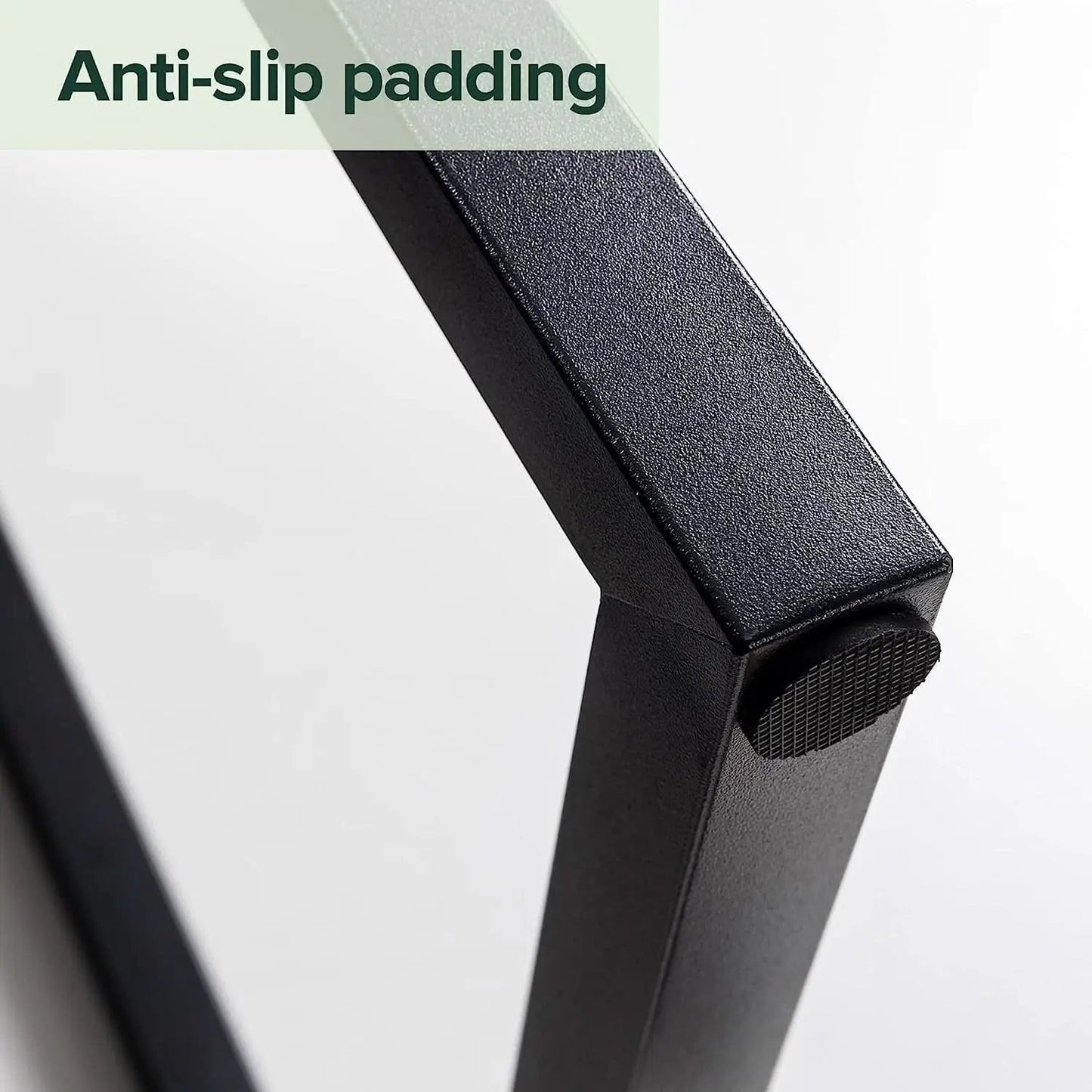 Black Frame Office Desk With Easy Assembly And Sturdy Build from PriceLows™