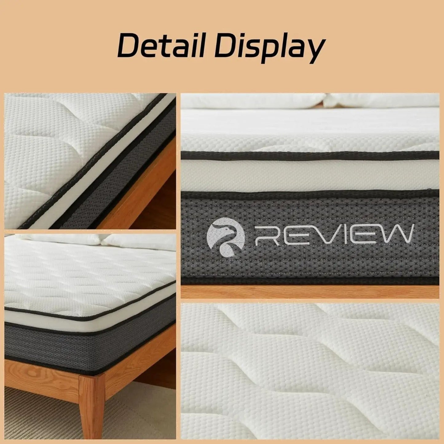 Full Size 12Inch Memory Foam Hybrid Pocket Coil Mattress from PriceLows™