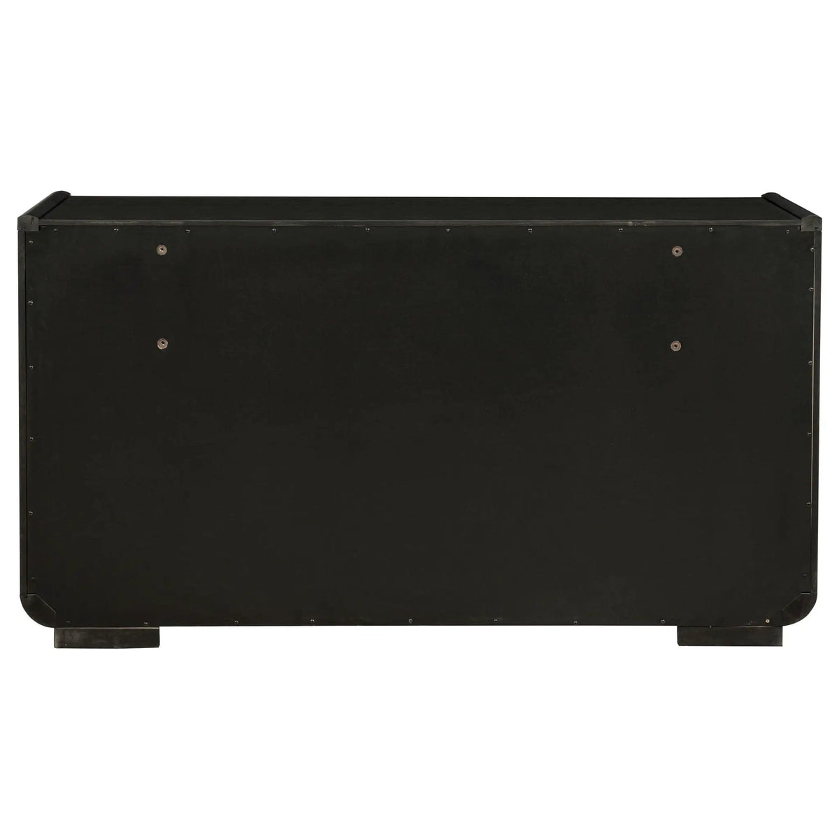 Leandro 8-drawer Bedroom Dresser Cabinet Burnished | 66.25 x 19 x 36.5 in | 8-Drawer | Black