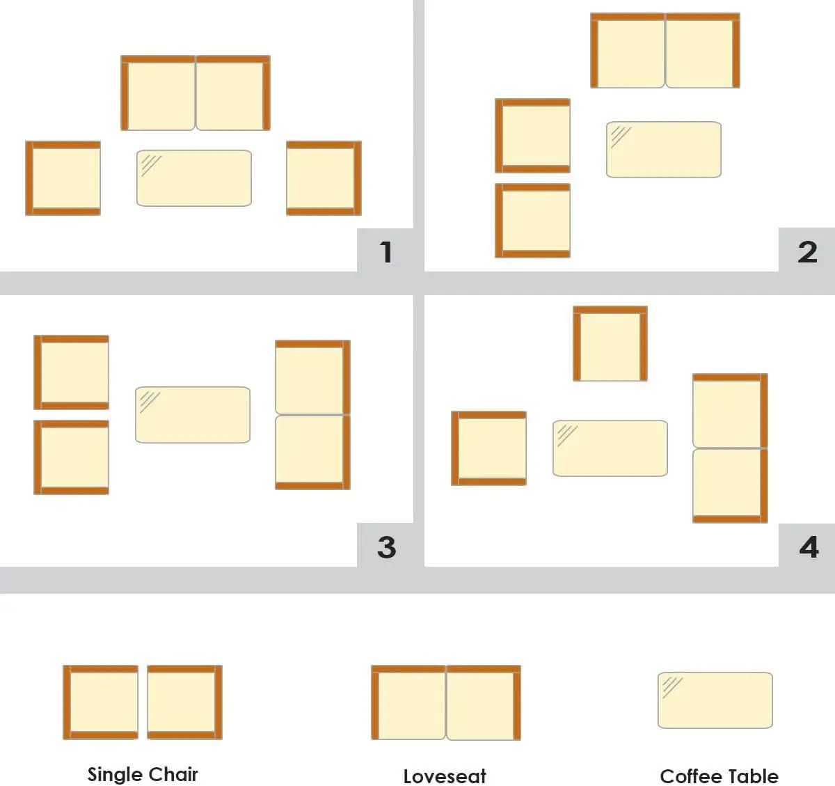 Rattan Patio Set With Cushioned Chairs And Glass Table from PriceLows™