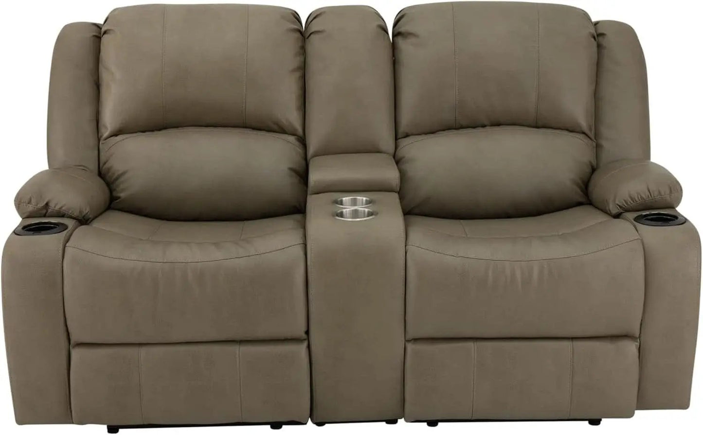 67 Inch Putty Powered RV Wall Hugger Recliner Sofa from PriceLows™