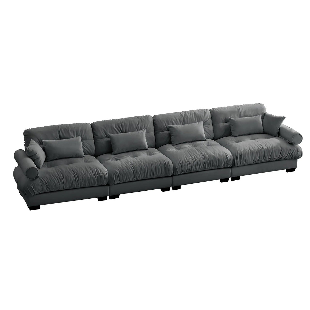 Sectional Sofa | Deep Seat Convertible | Modular Vintage | Oversized